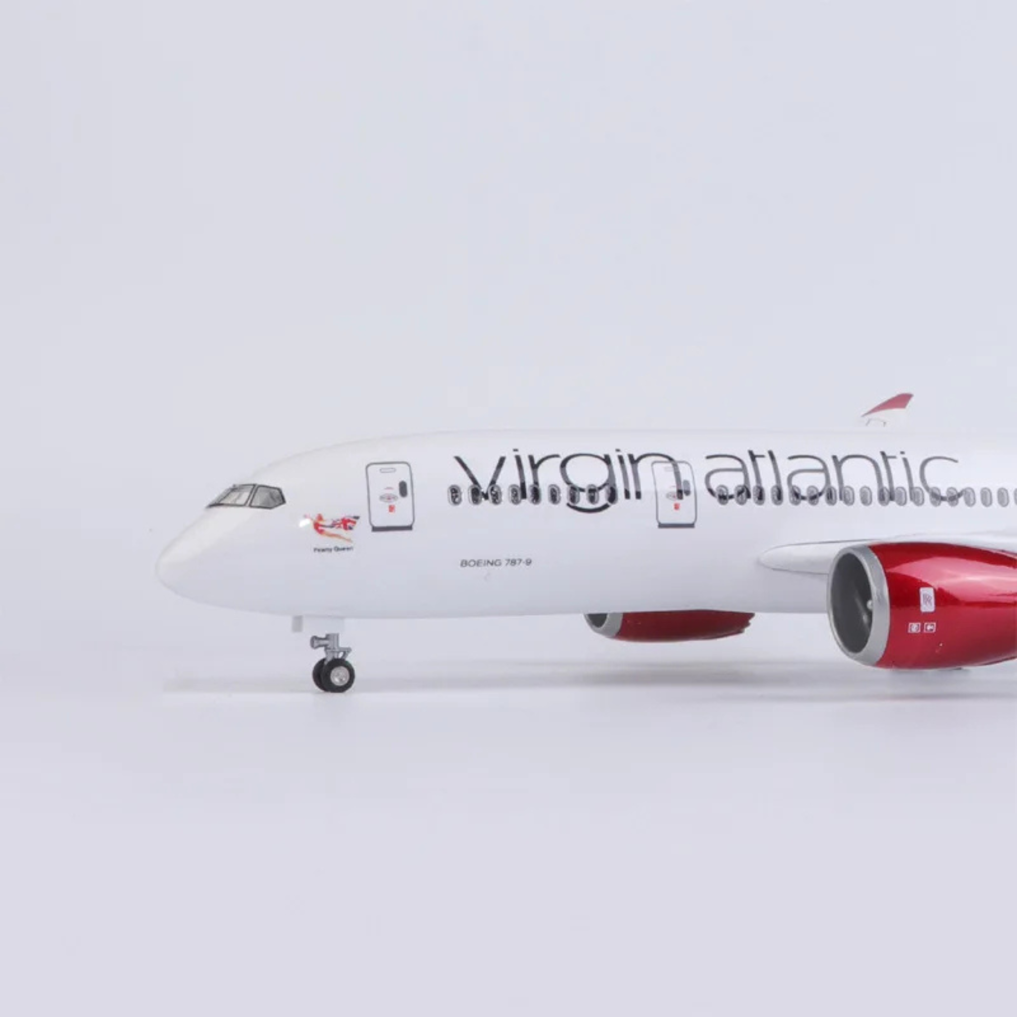 Virgin Atlantic Boeing 787-9 1:150 Scale Model Aircraft – LED Cabin & Cockpit Lighting – Collectible Display Plane