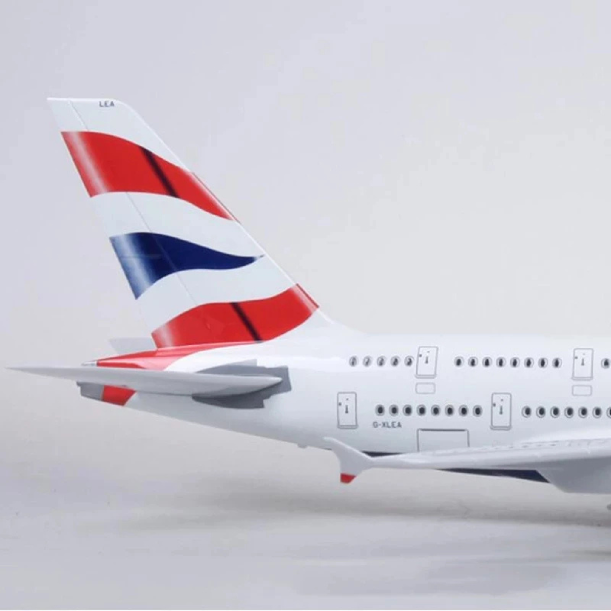 British Airways Airbus A380-800 1:160 Scale Model Aircraft – LED Cabin & Cockpit Lighting – Collectible Display Plane