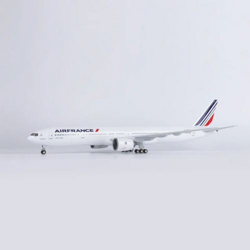 Air France Boeing 777-300 1:157 Scale Model Aircraft – LED Cabin & Cockpit Lighting – Collectible Display Plane