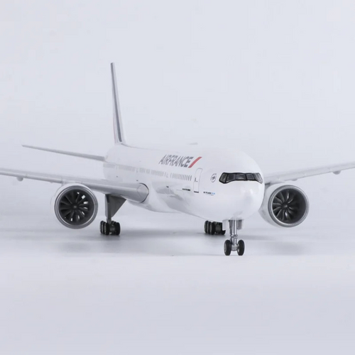 Air France Boeing 777-300 1:157 Scale Model Aircraft – LED Cabin & Cockpit Lighting – Collectible Display Plane
