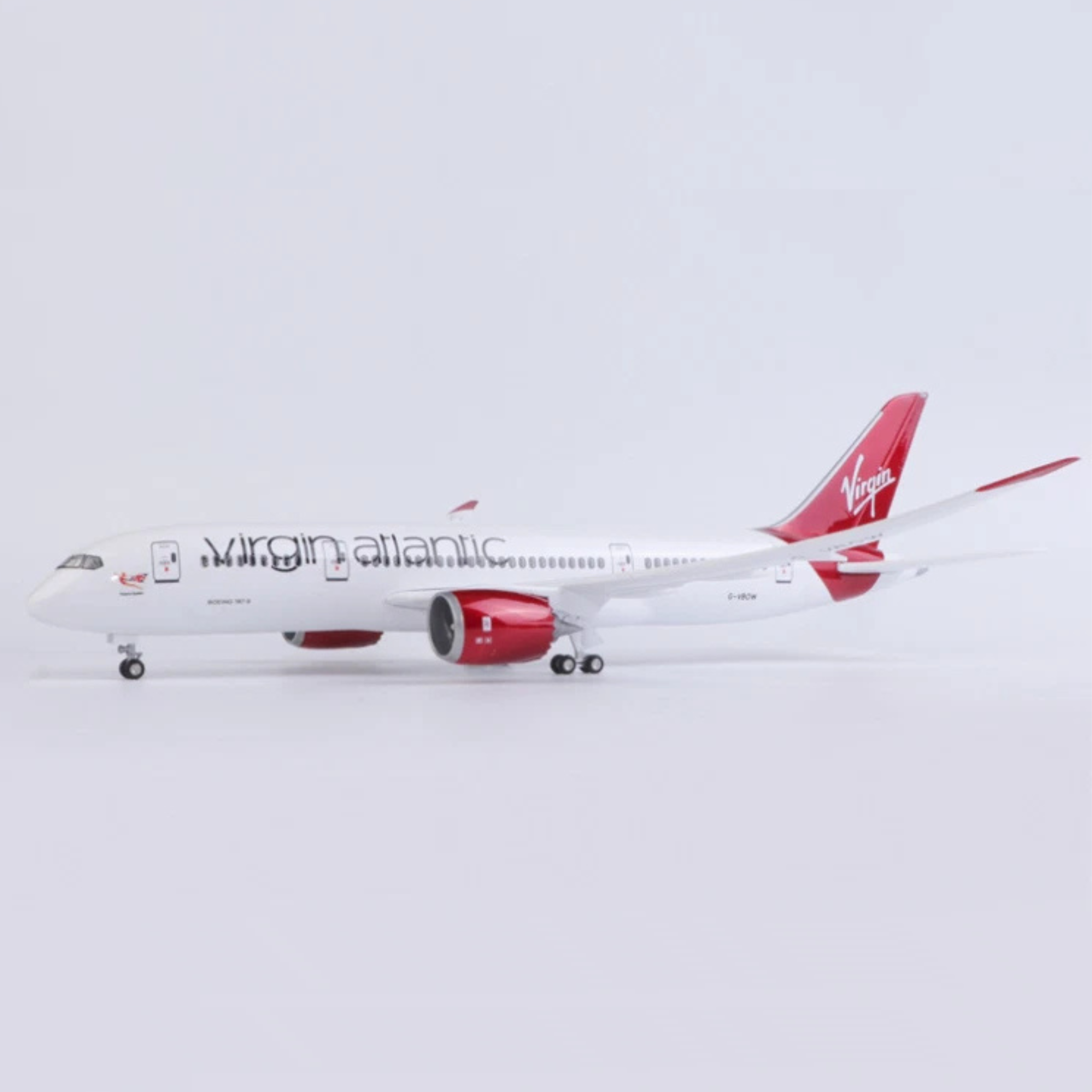 Virgin Atlantic Boeing 787-9 1:150 Scale Model Aircraft – LED Cabin & Cockpit Lighting – Collectible Display Plane