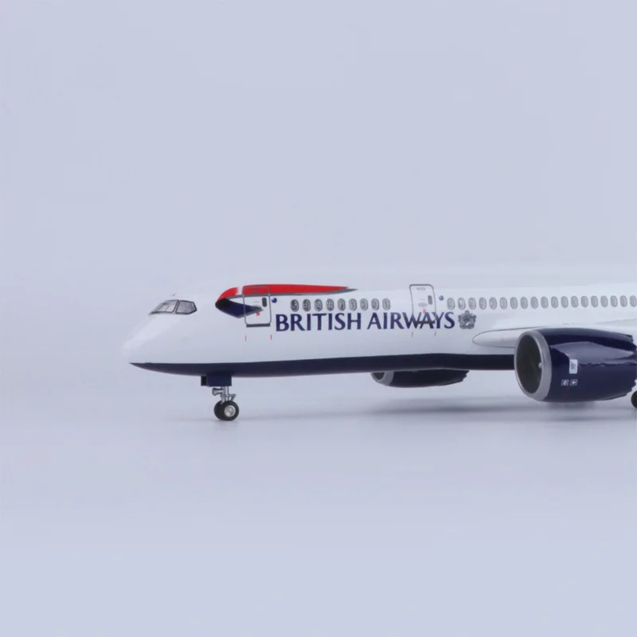 British Airways Boeing 787-9 1:130 Scale Model Aircraft – LED Cabin & Cockpit Lighting – Collectible Display Plane