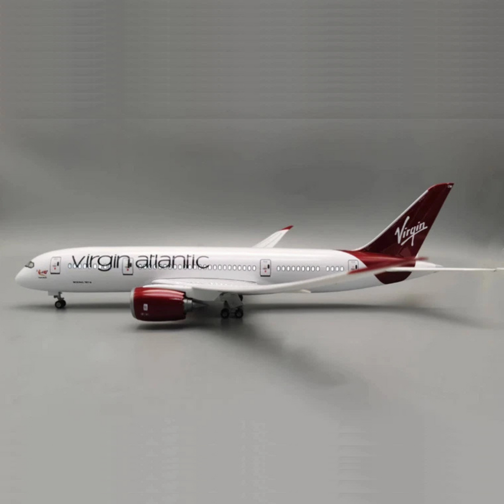 Virgin Atlantic Boeing 787-9 1:150 Scale Model Aircraft – LED Cabin & Cockpit Lighting – Collectible Display Plane