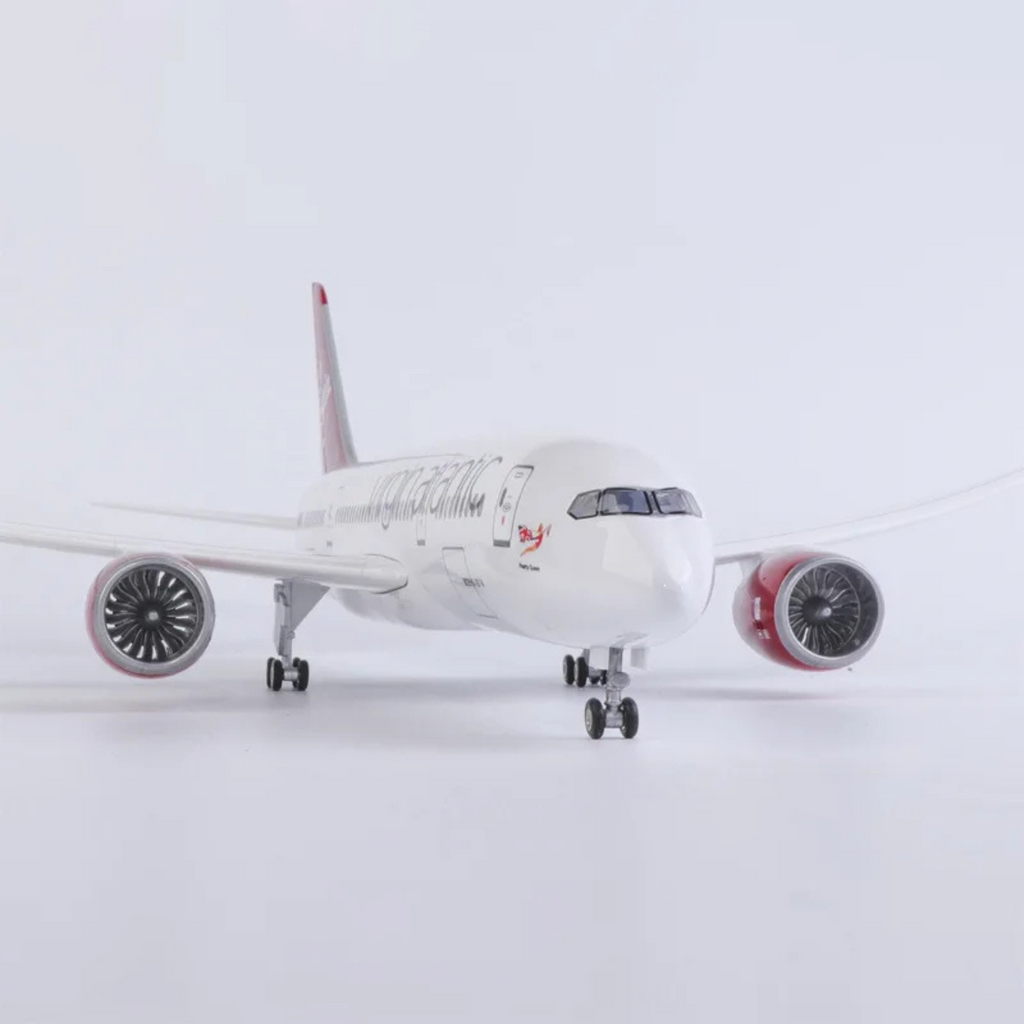 Virgin Atlantic Boeing 787-9 1:150 Scale Model Aircraft – LED Cabin & Cockpit Lighting – Collectible Display Plane