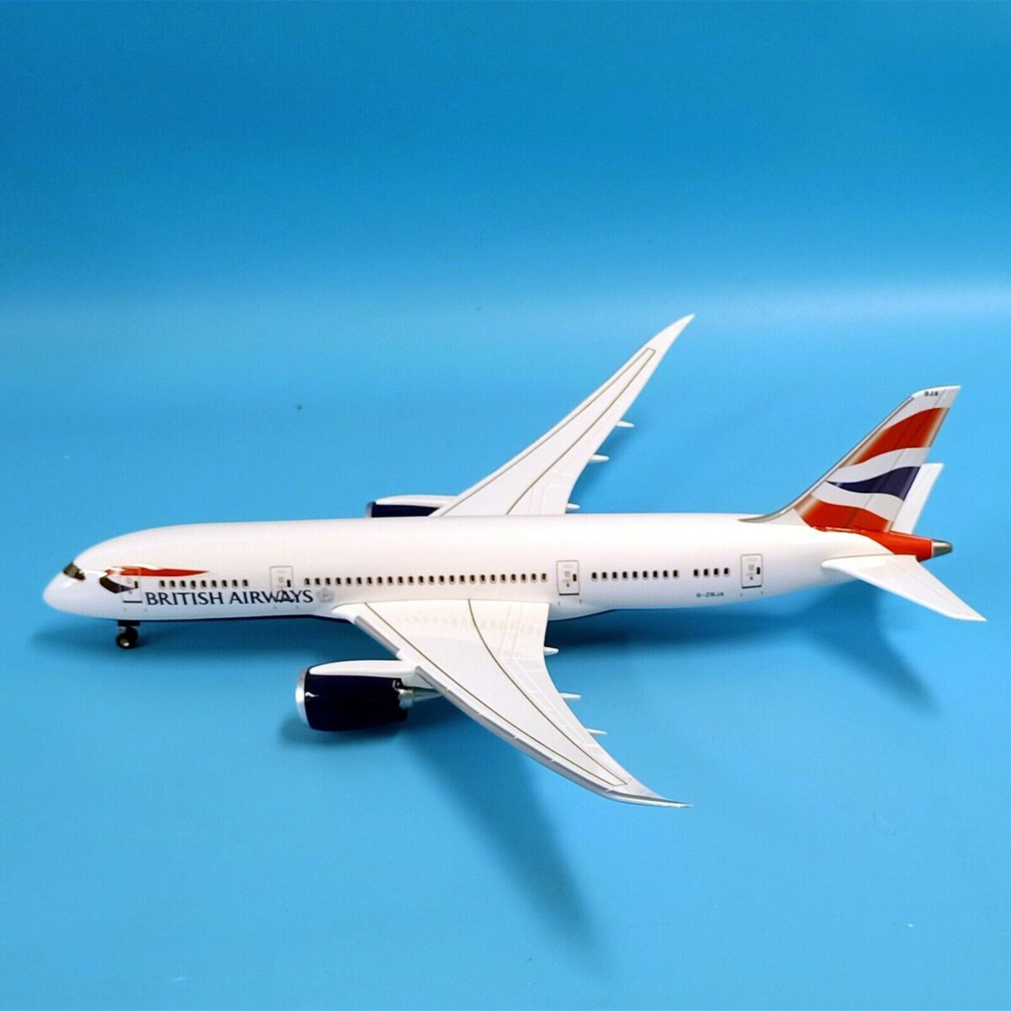 British Airways Boeing 787-9 1:130 Scale Model Aircraft – LED Cabin & Cockpit Lighting – Collectible Display Plane
